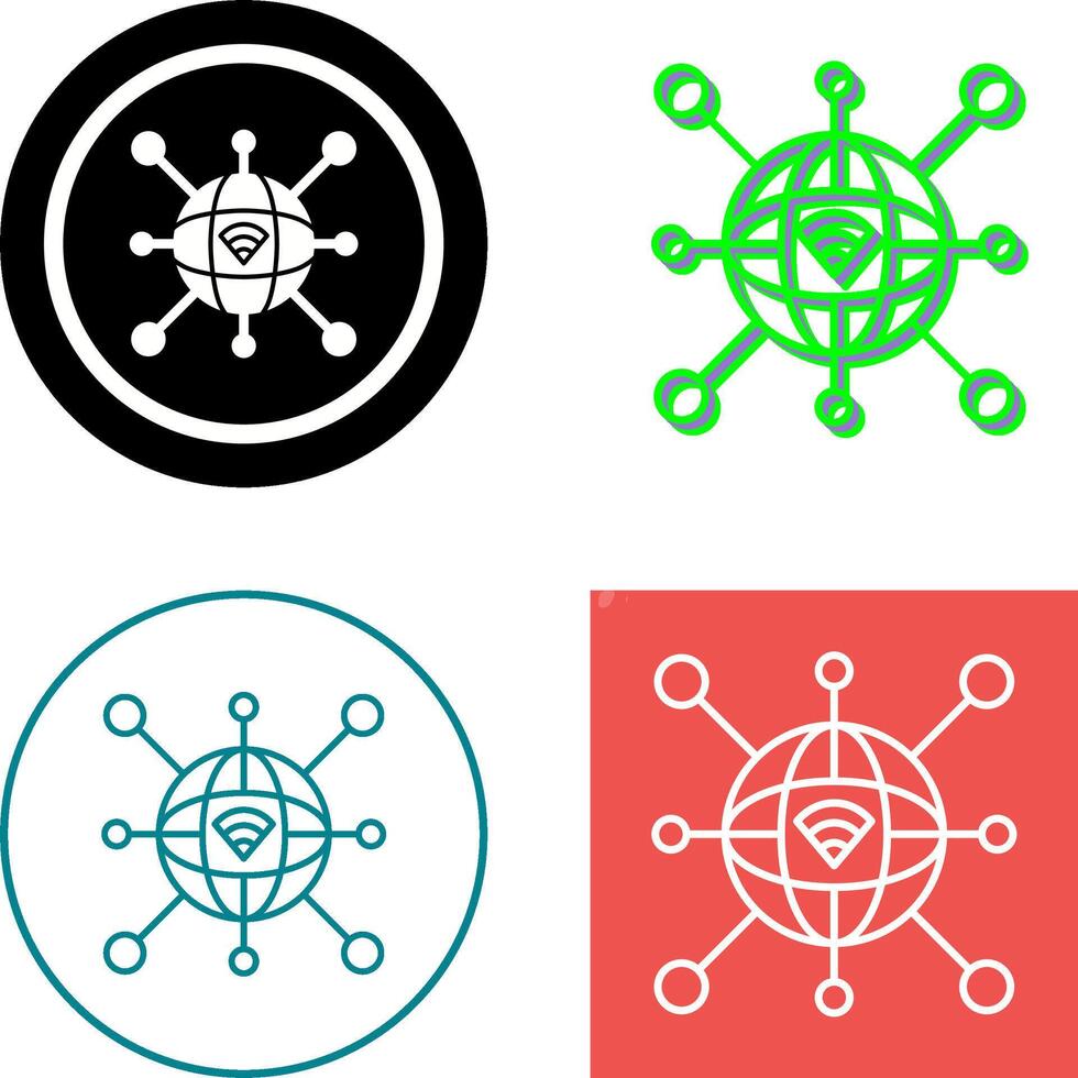 Internet Icon Design vector