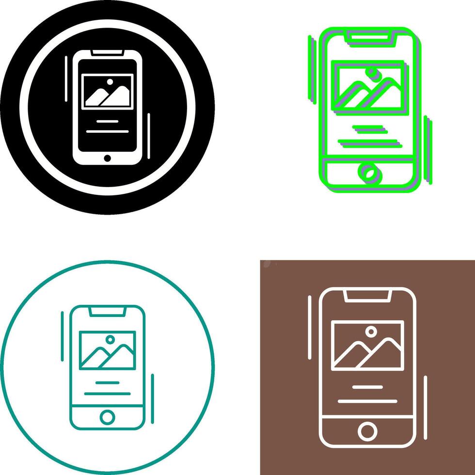 Gallery Icon Design vector