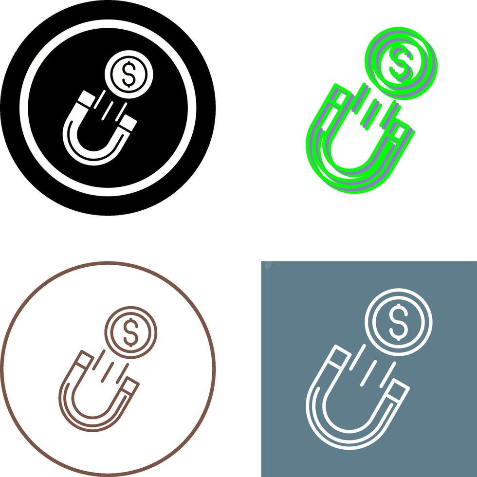 Stealing Money Icon Design vector