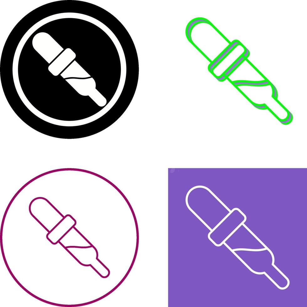 Dropper Icon Design vector