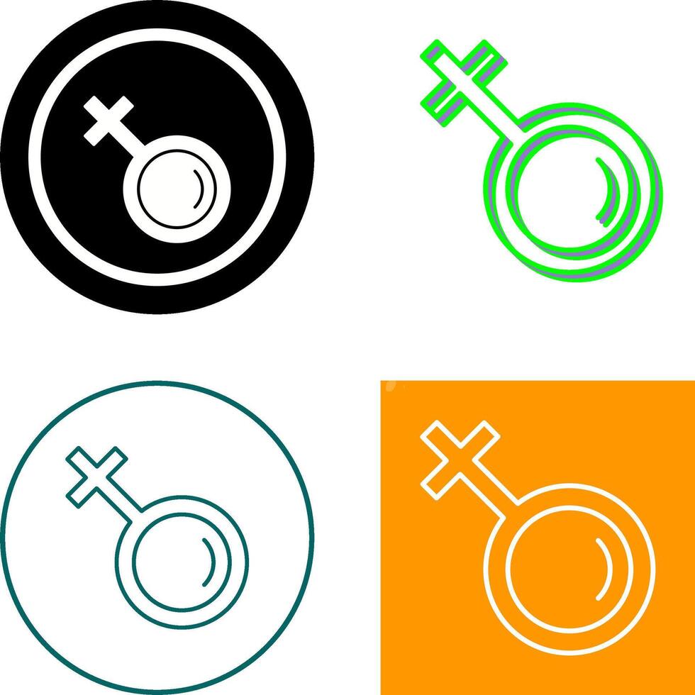 Female Icon Design vector