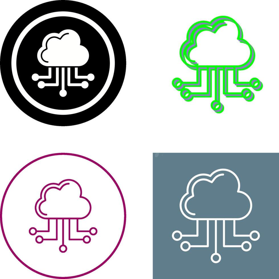 Cloud Computing Icon Design 44341057 Vector Art at Vecteezy