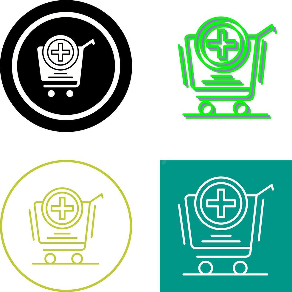 Add to Cart Icon Design vector