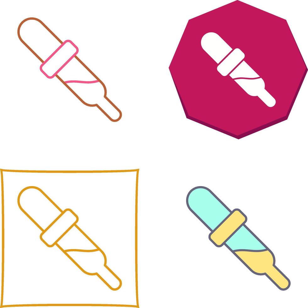 Dropper Icon Design vector