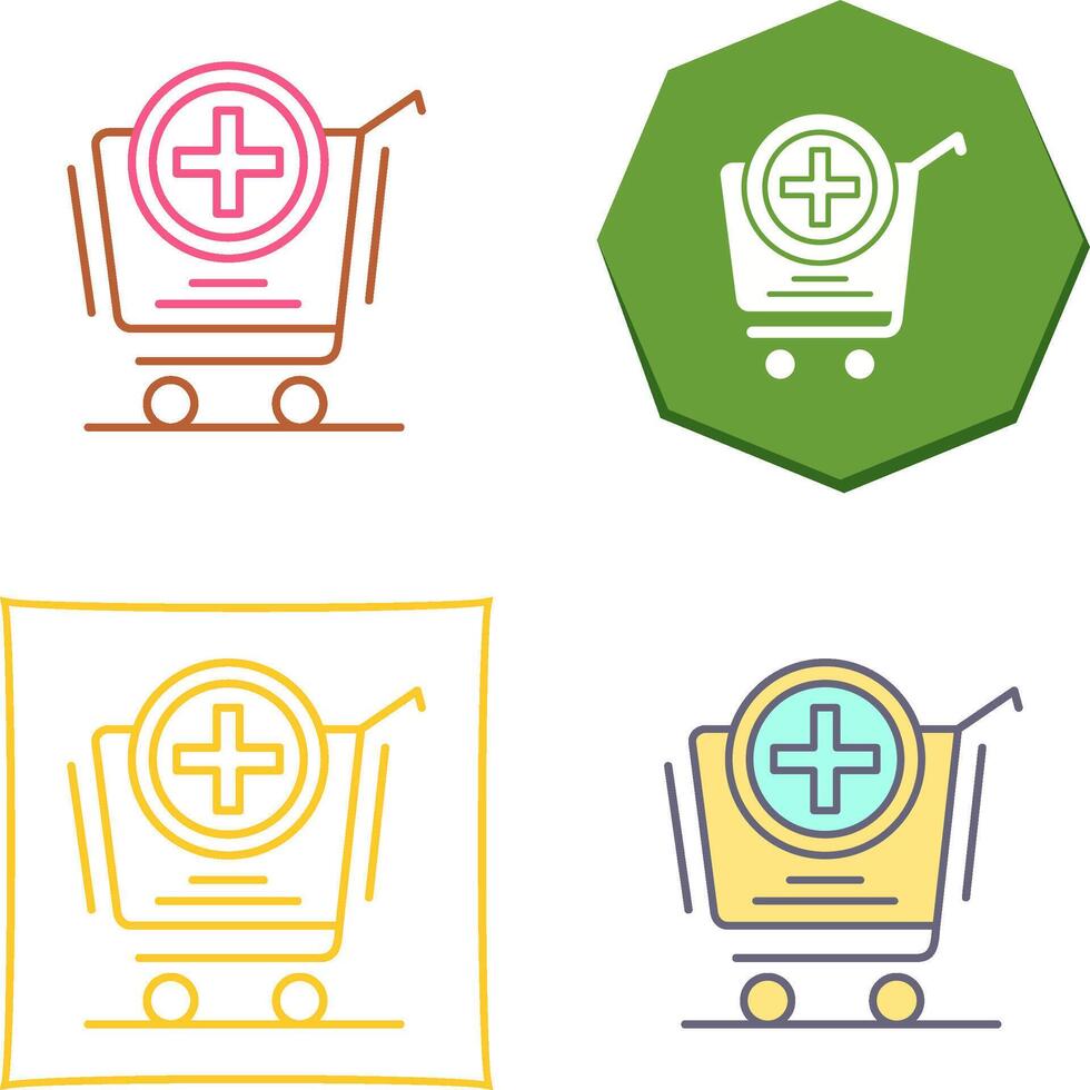 Add to Cart Icon Design vector