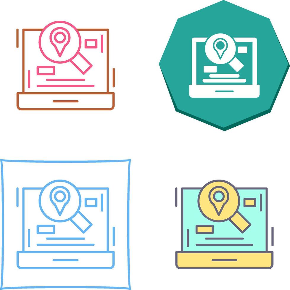Find Location Icon Design vector