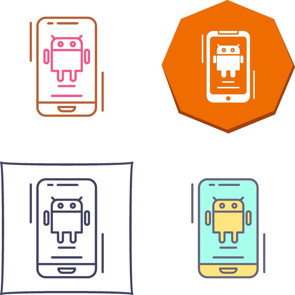 Android Icon Design vector