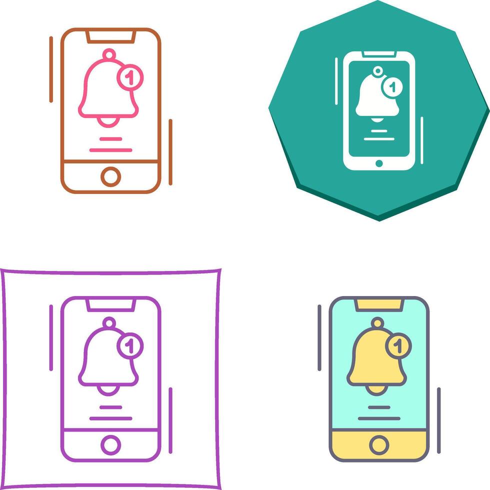 Notifications Icon Design vector