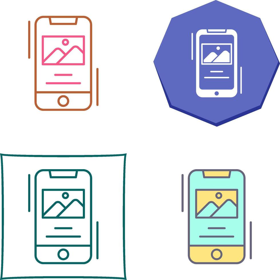 Gallery Icon Design vector