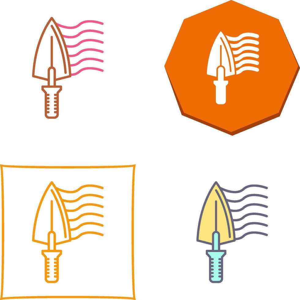 Trowel Icon Design vector