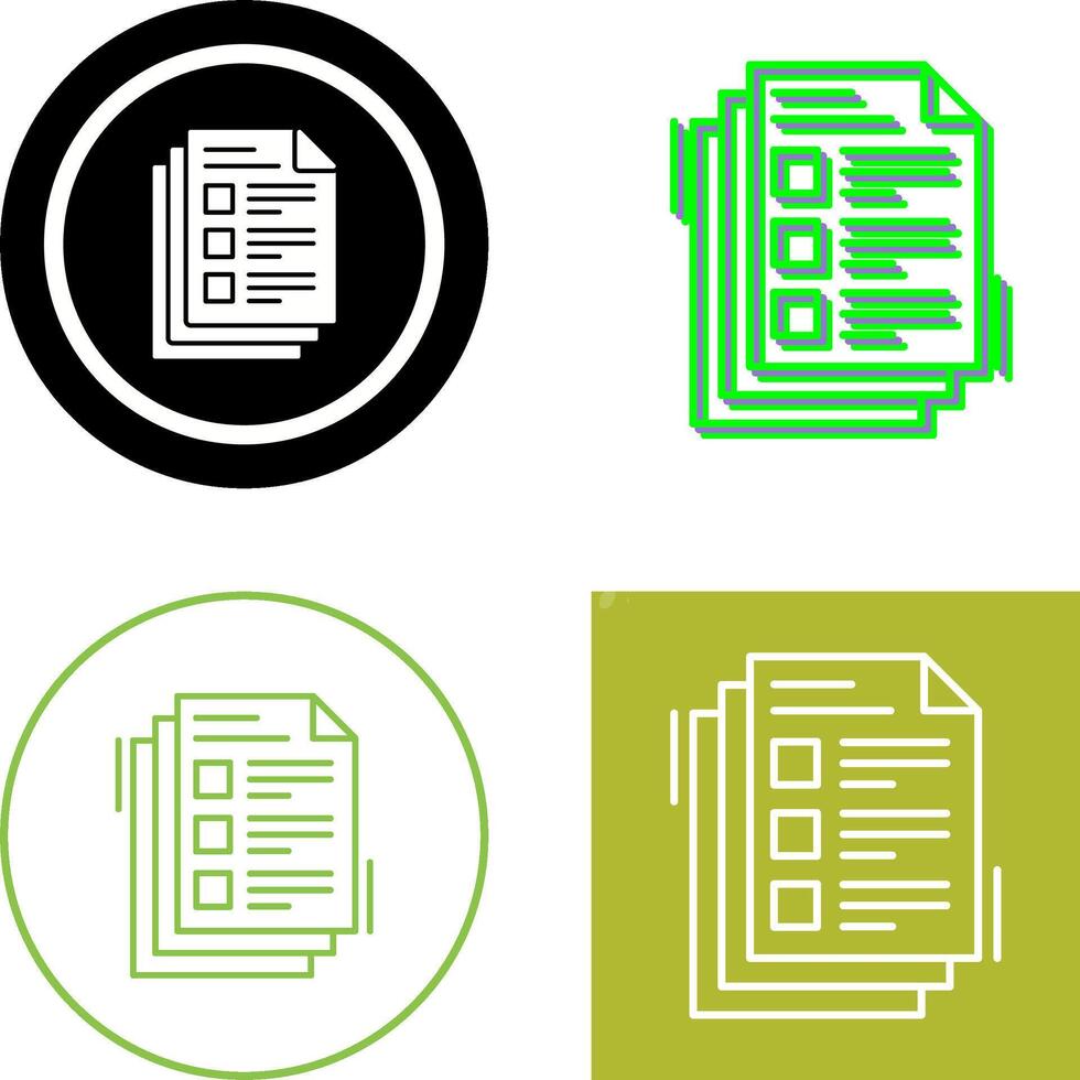 Notes Icon Design vector