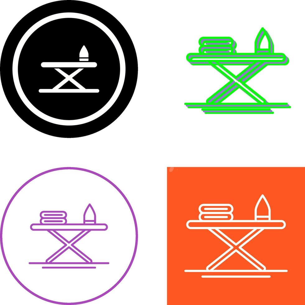 Iron Board Icon Design vector