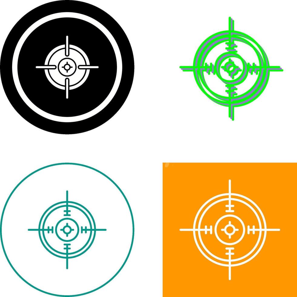 Aim Icon Design vector