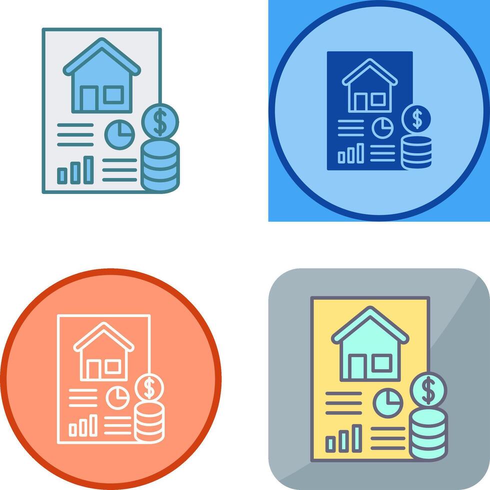 Loan Icon Design vector