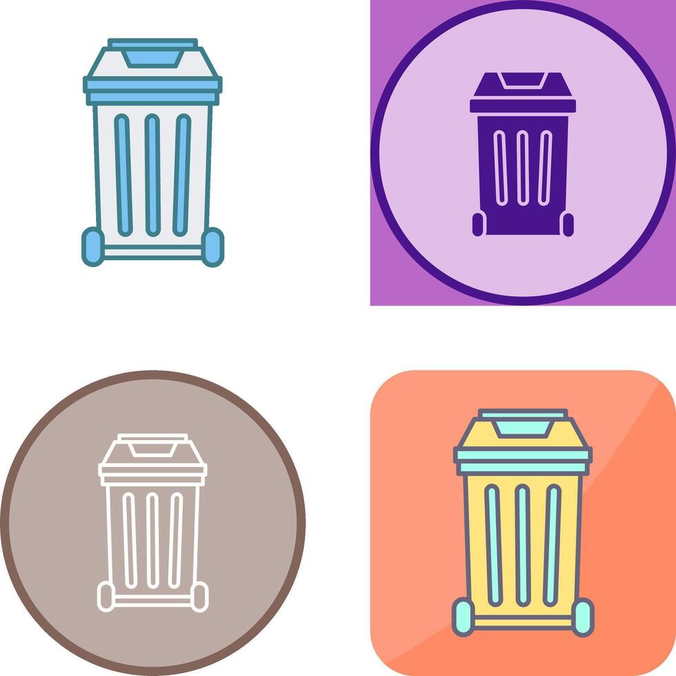 Garbage Icon Design vector