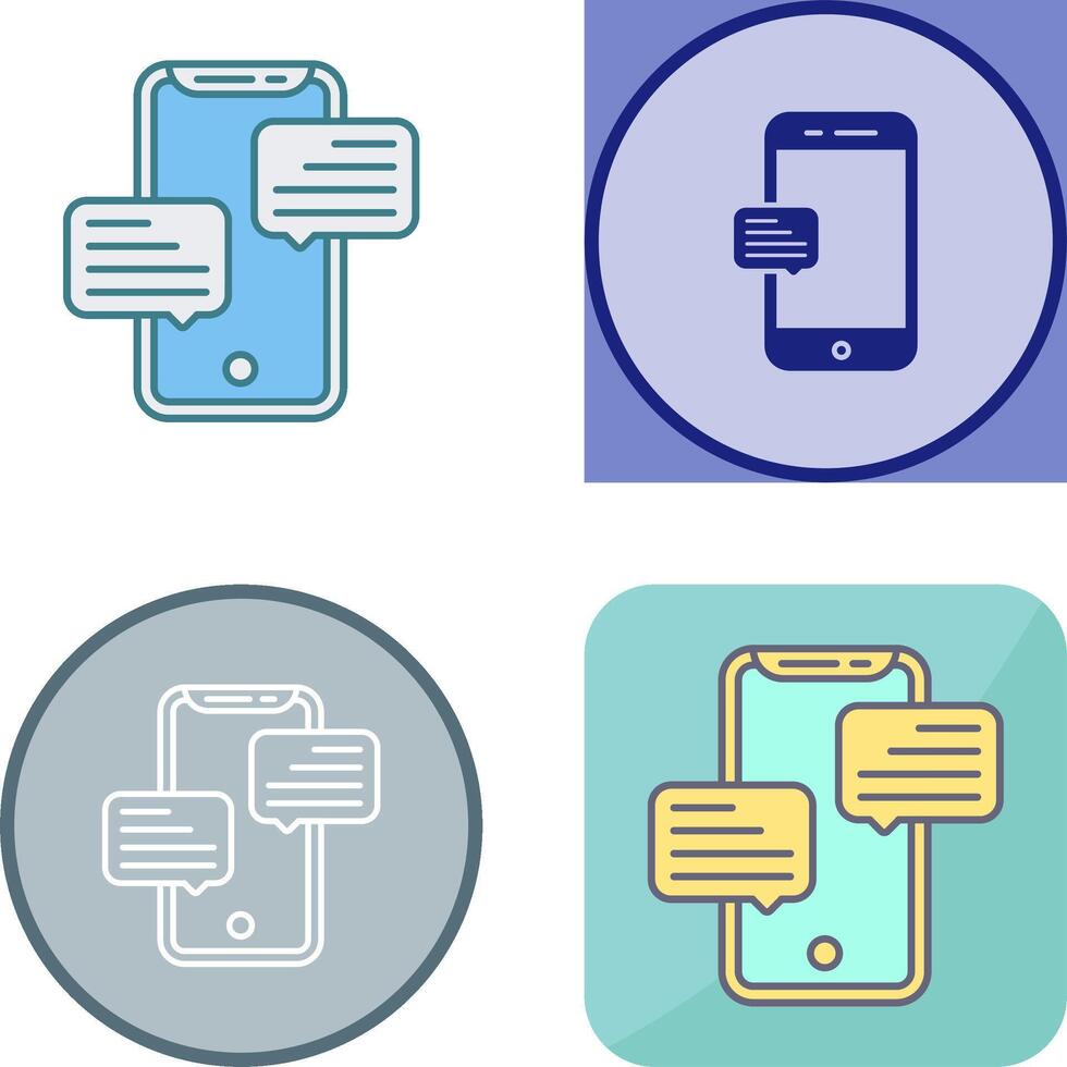 Chat Icon Design vector