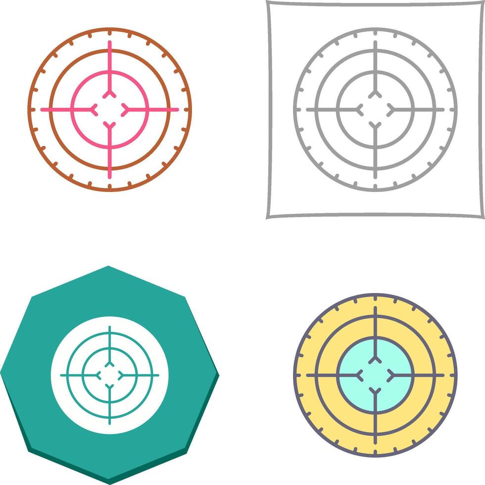 Target Icon Design vector