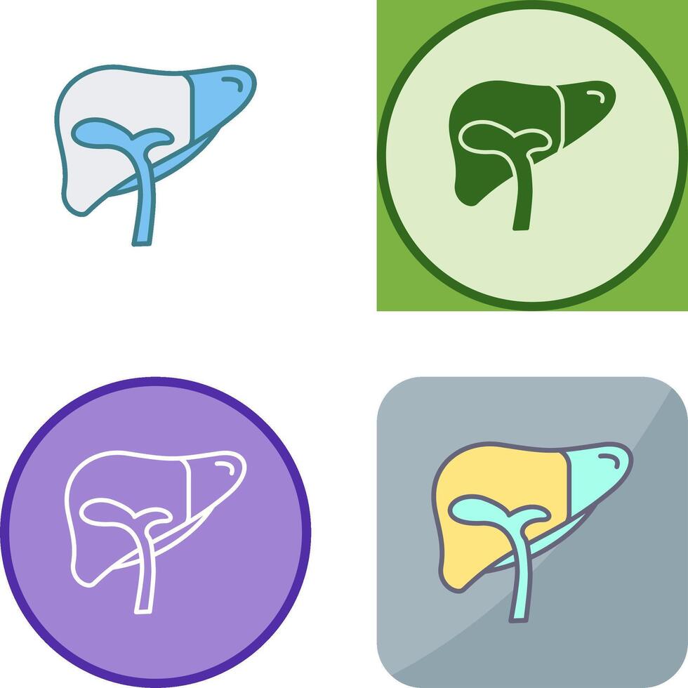 Liver Icon Design vector