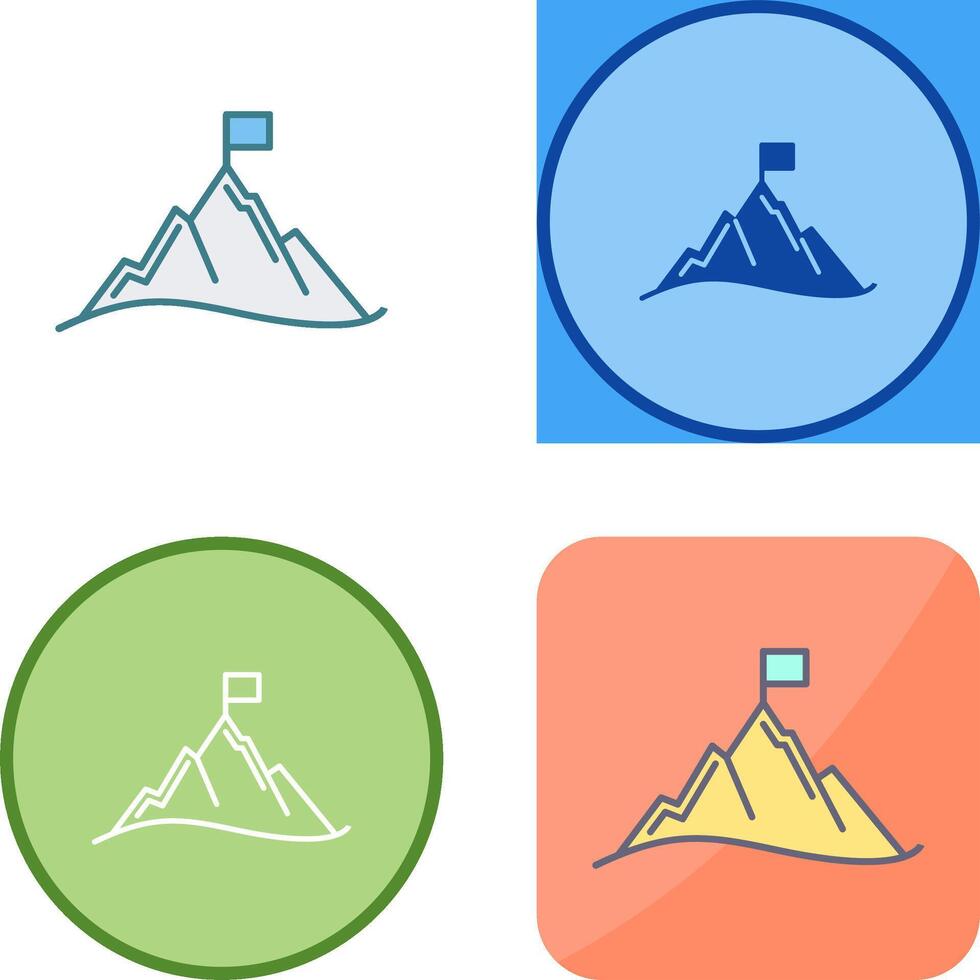 Mission Icon Design vector