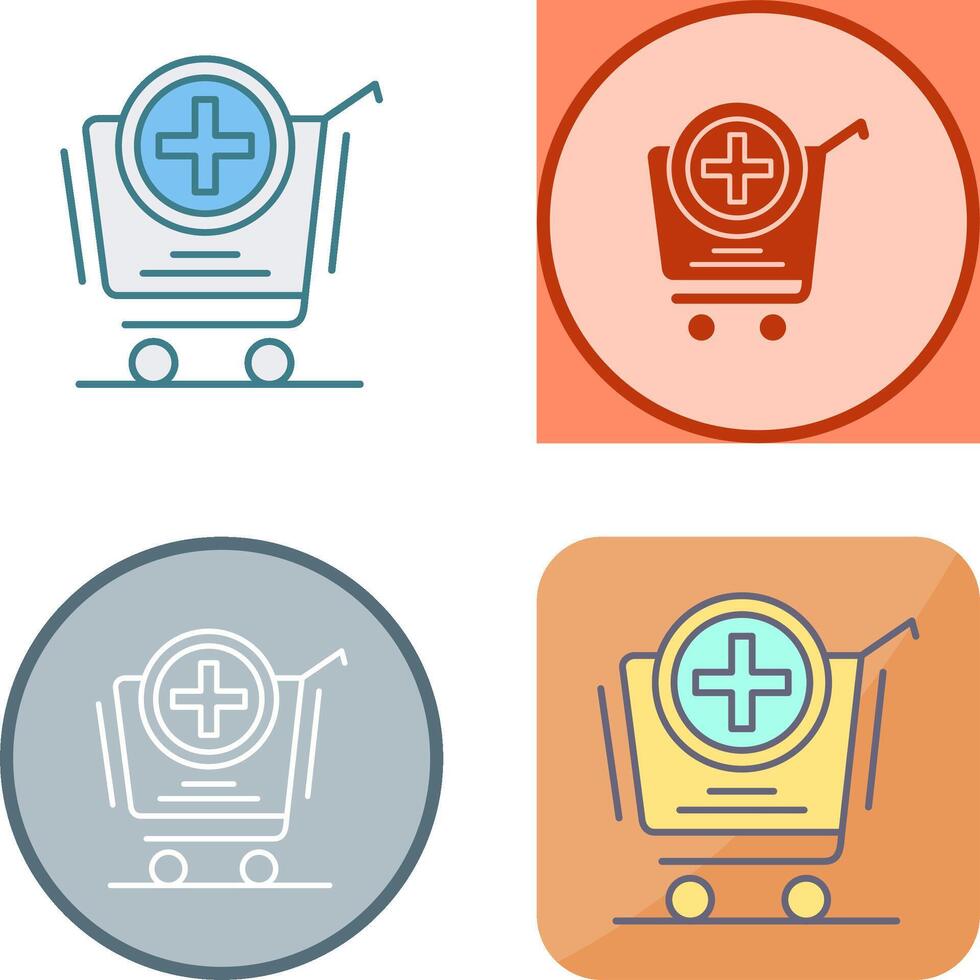 Add to Cart Icon Design vector