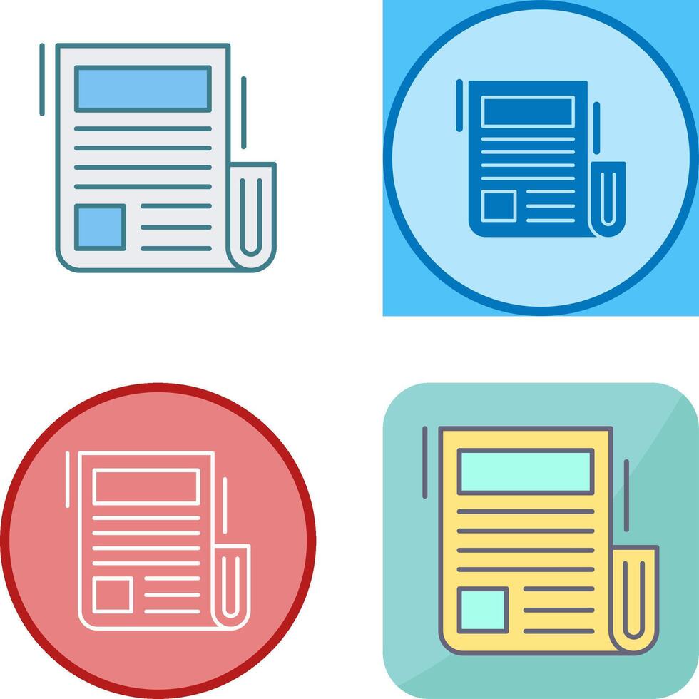 News Icon Design vector