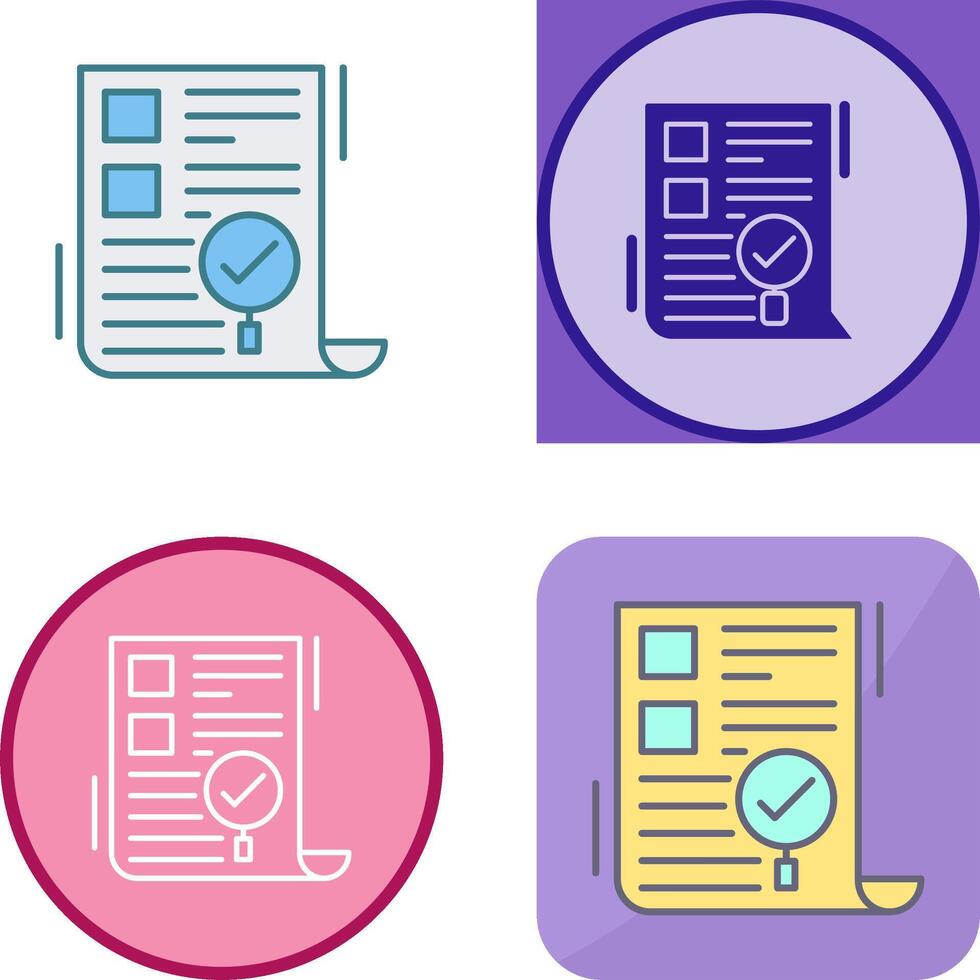 SEO Audit Icon Design vector