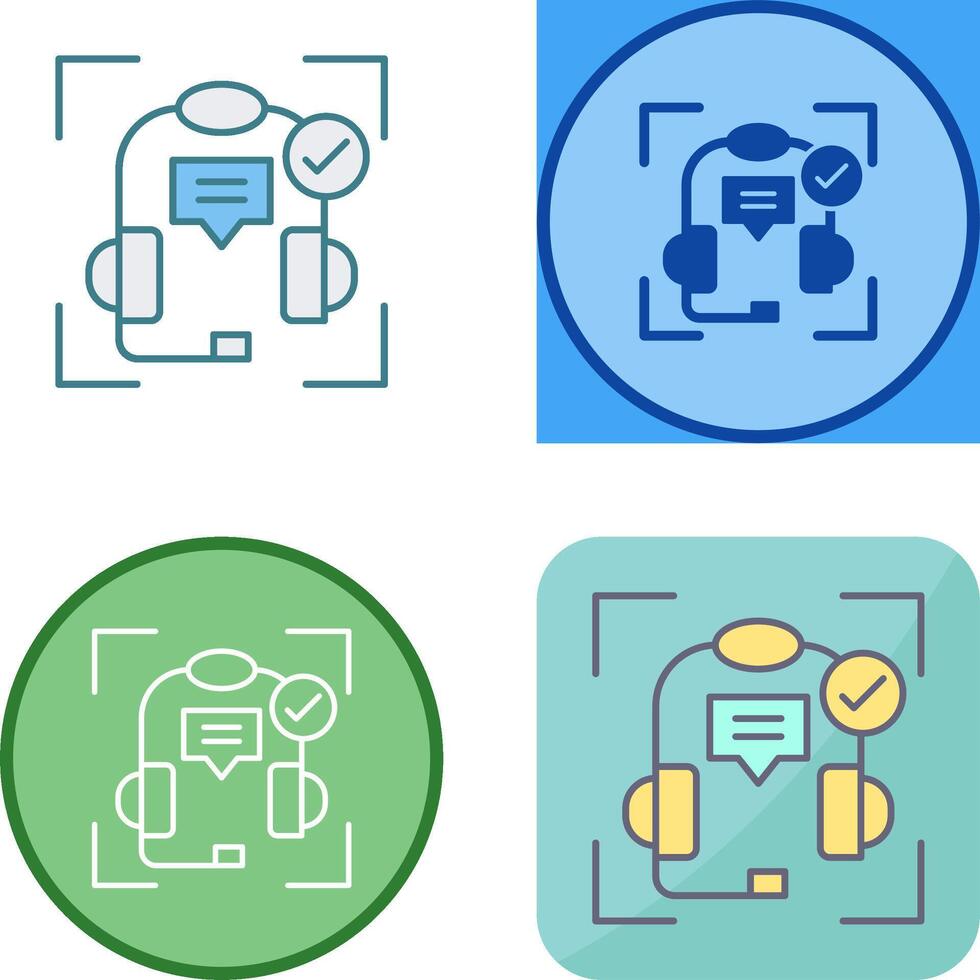 Technical Support Icon Design vector