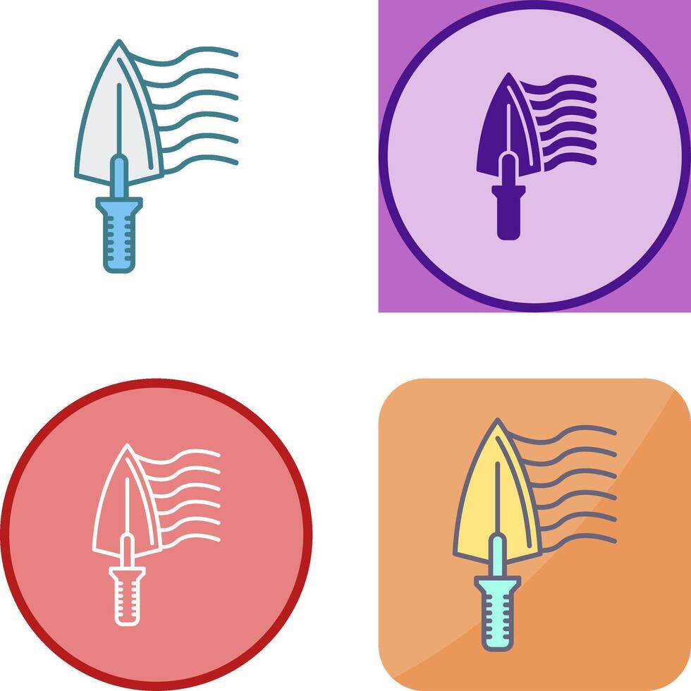 Trowel Icon Design vector