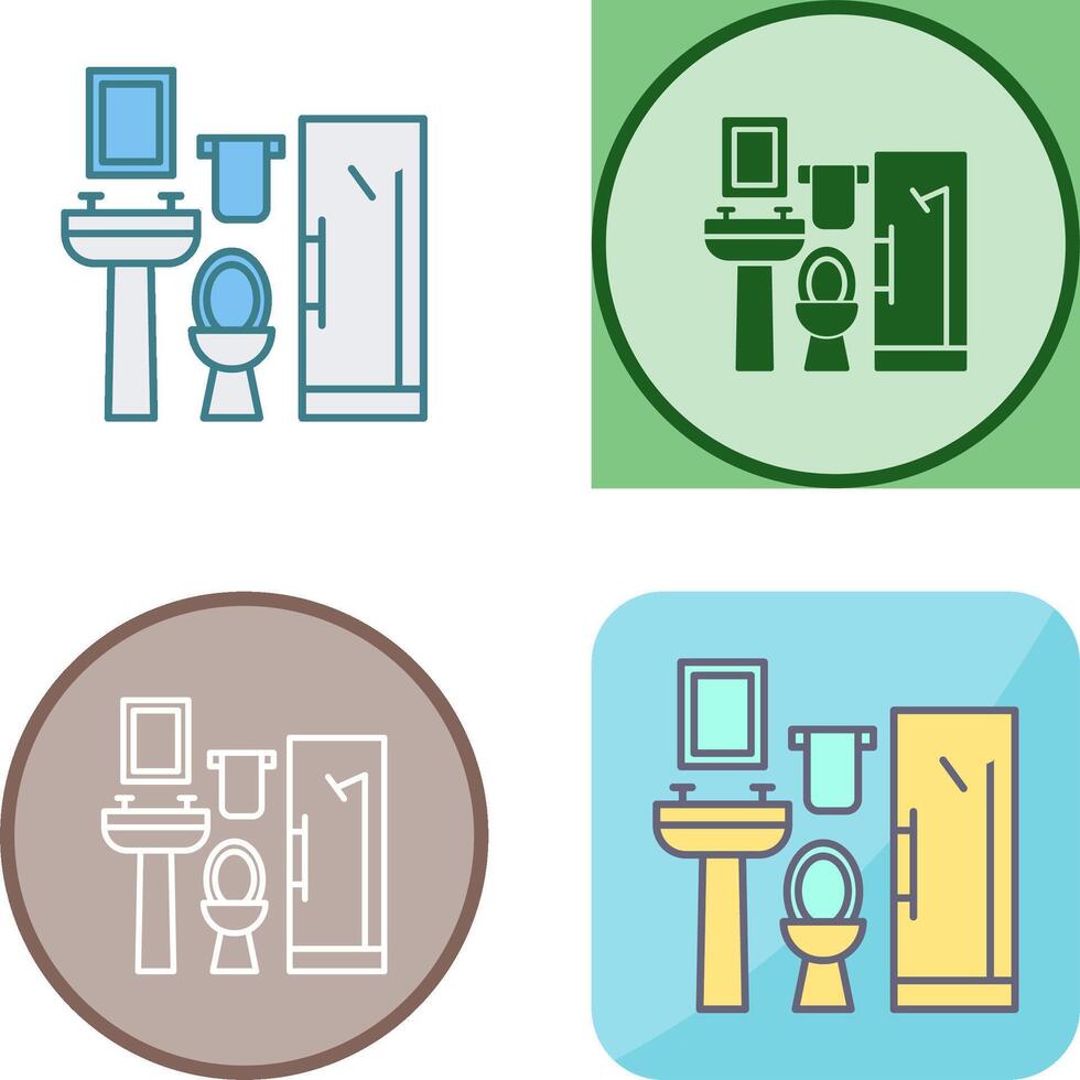 Bath Icon Design vector