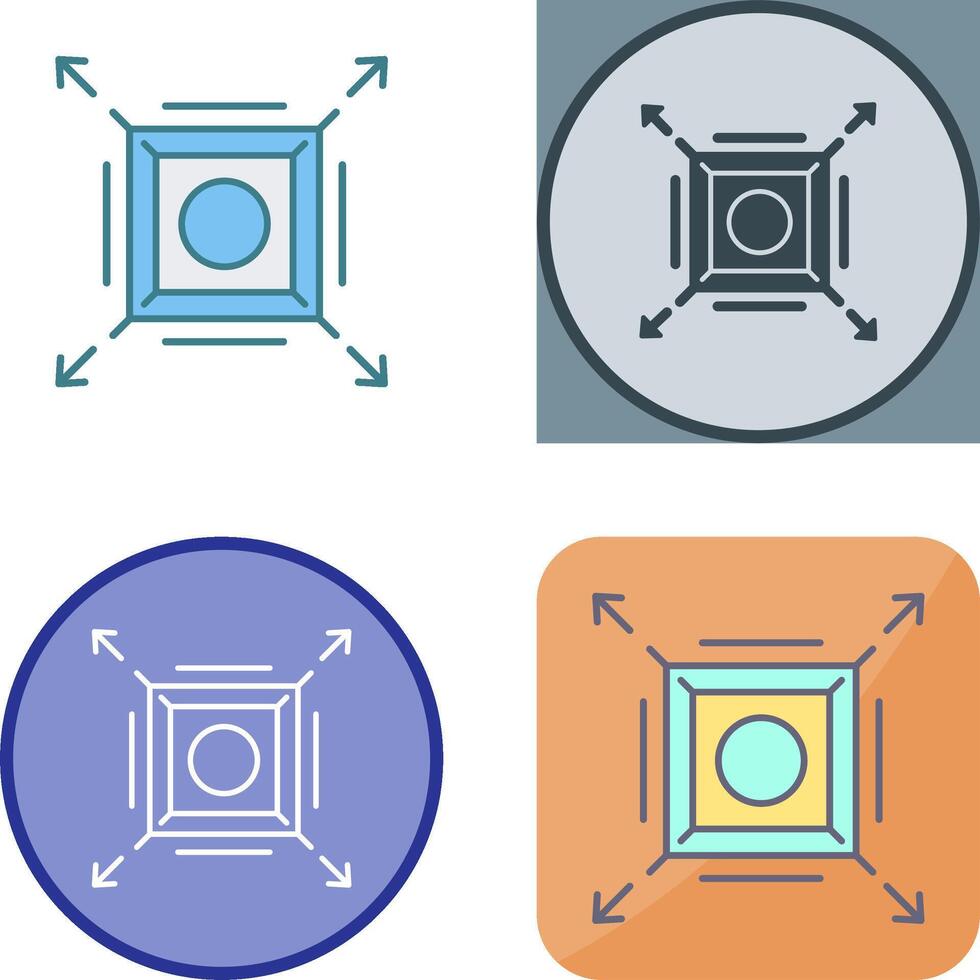 Maximize Icon Design vector