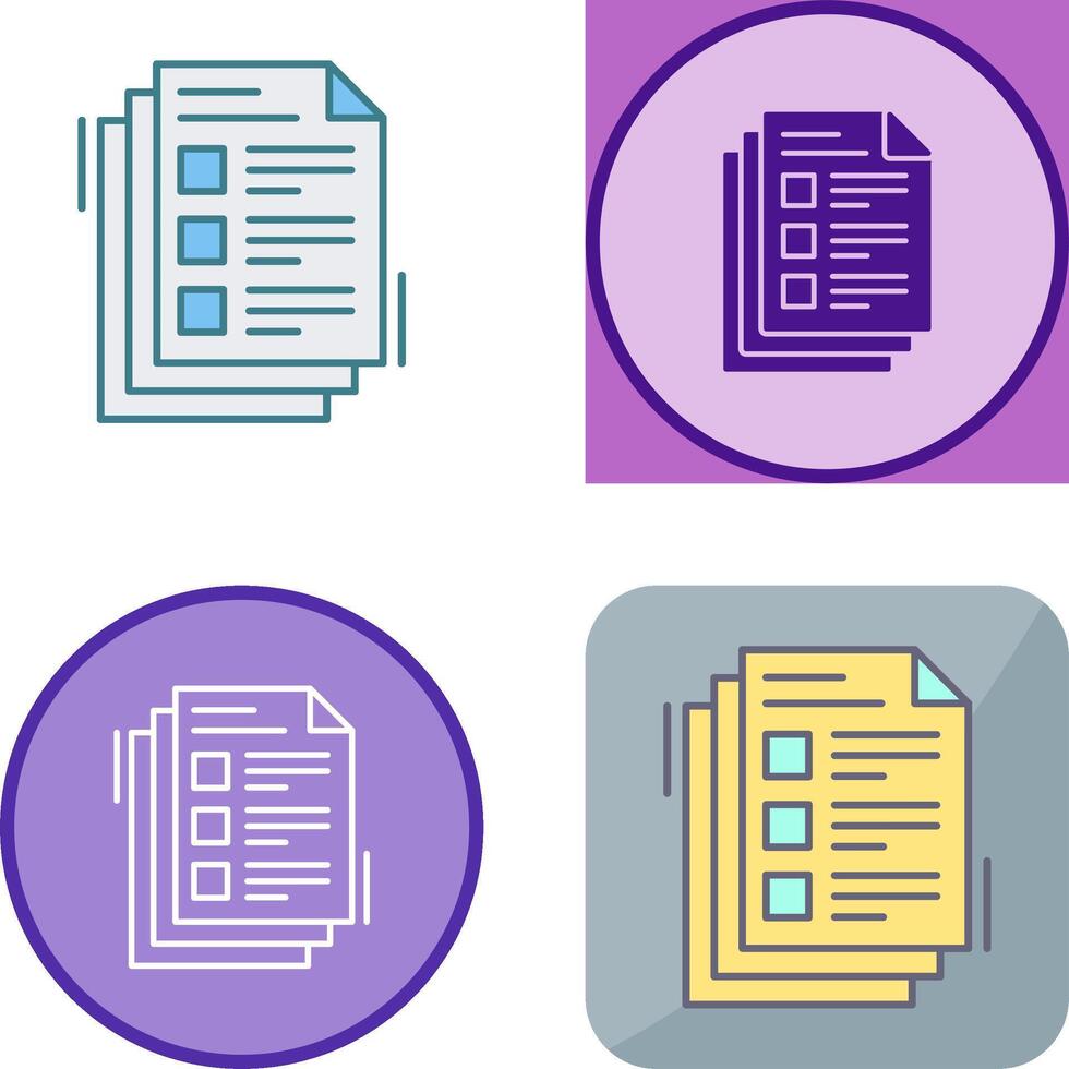 Notes Icon Design vector