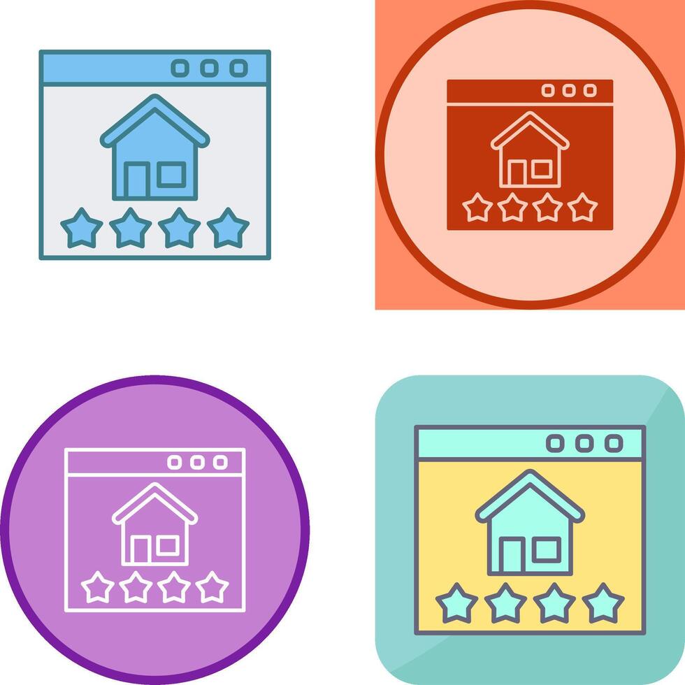 Rating Icon Design vector