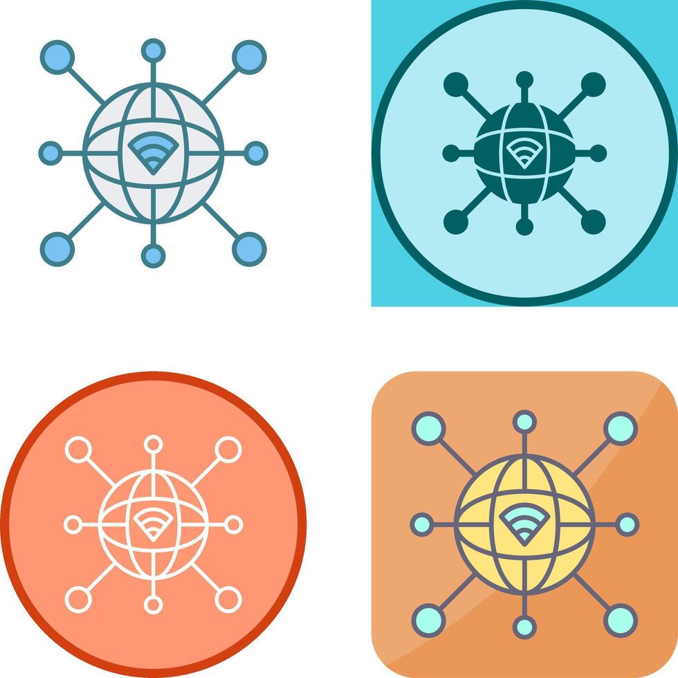 Internet Icon Design vector