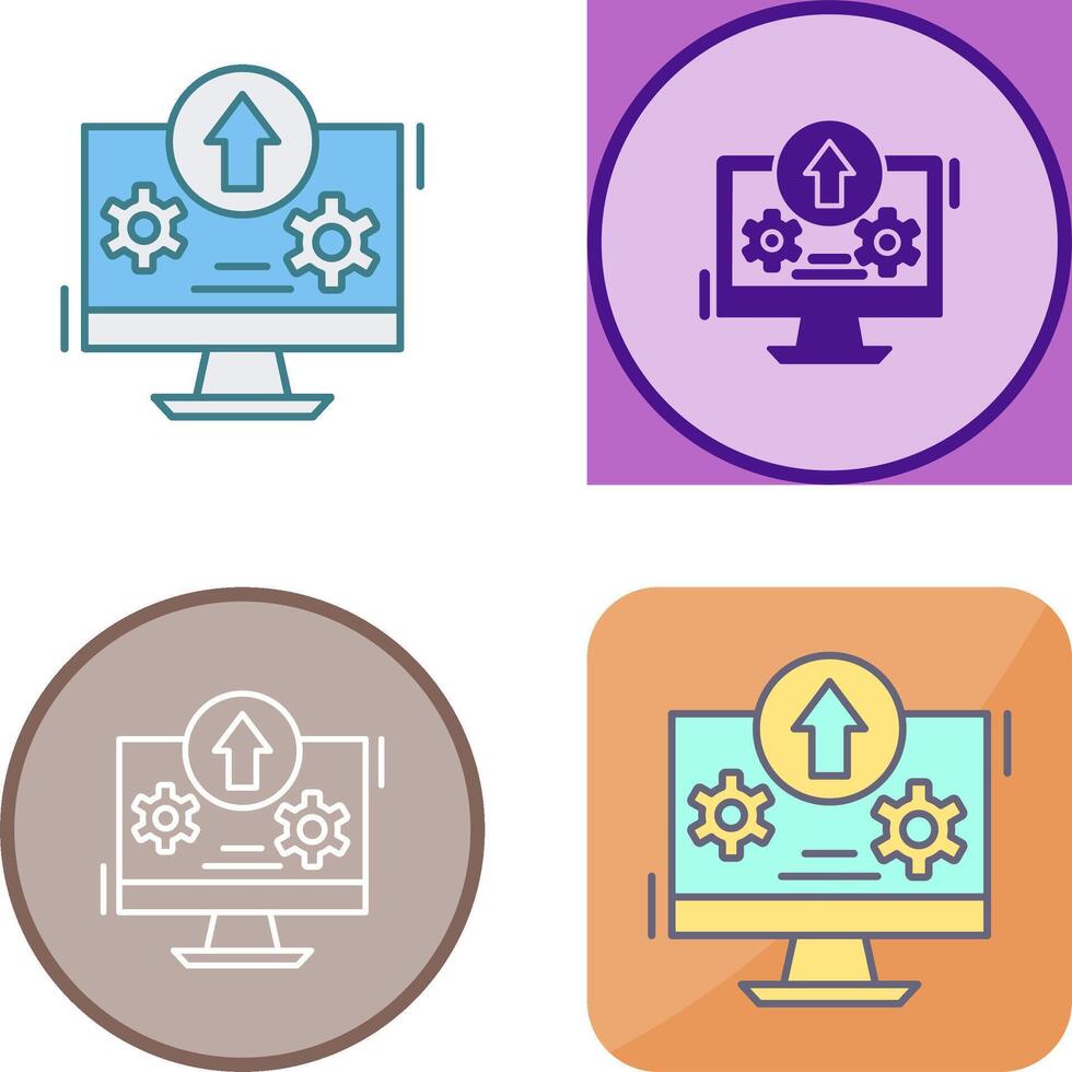 Upload Icon Design vector