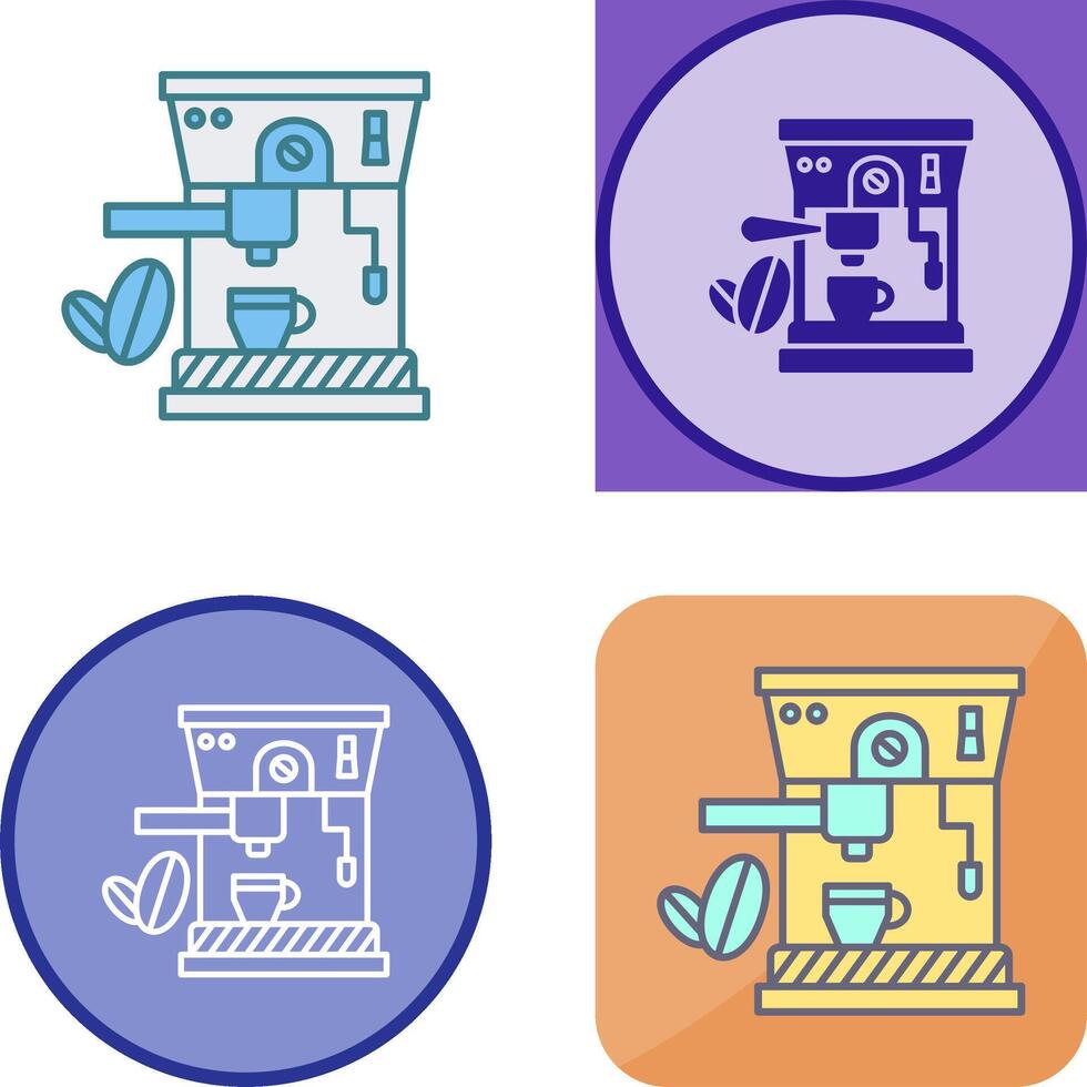 Coffee Machine Icon Design vector
