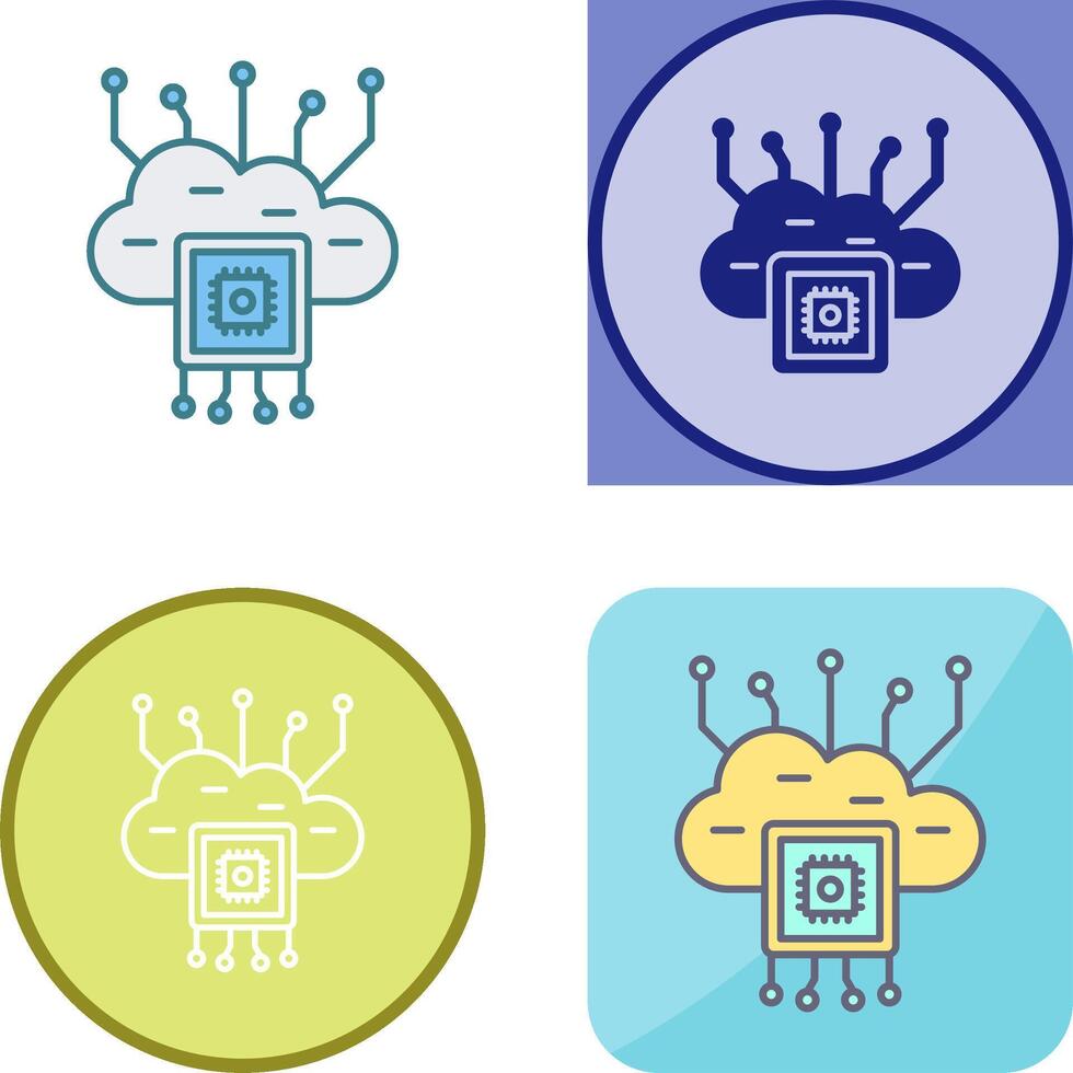 Cloud Computing Icon Design 44342263 Vector Art at Vecteezy