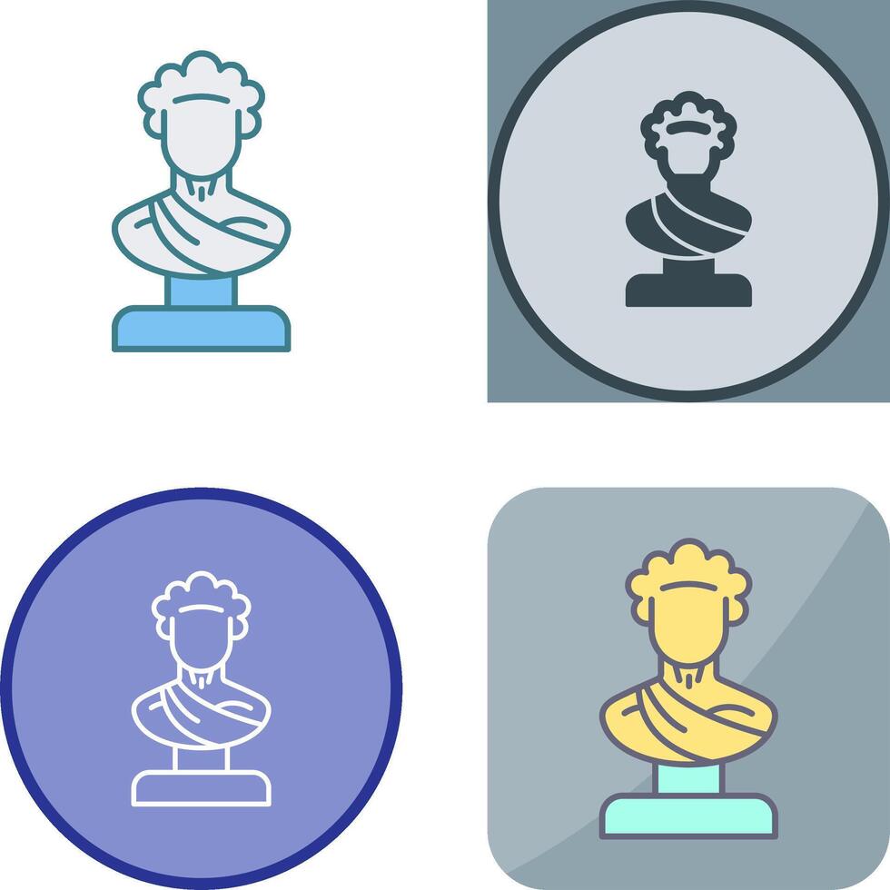 Statue Icon Design vector