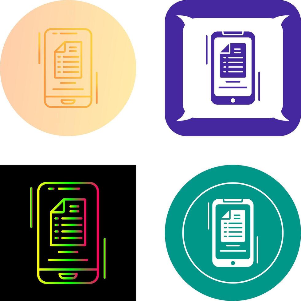 To Do List Icon Design vector