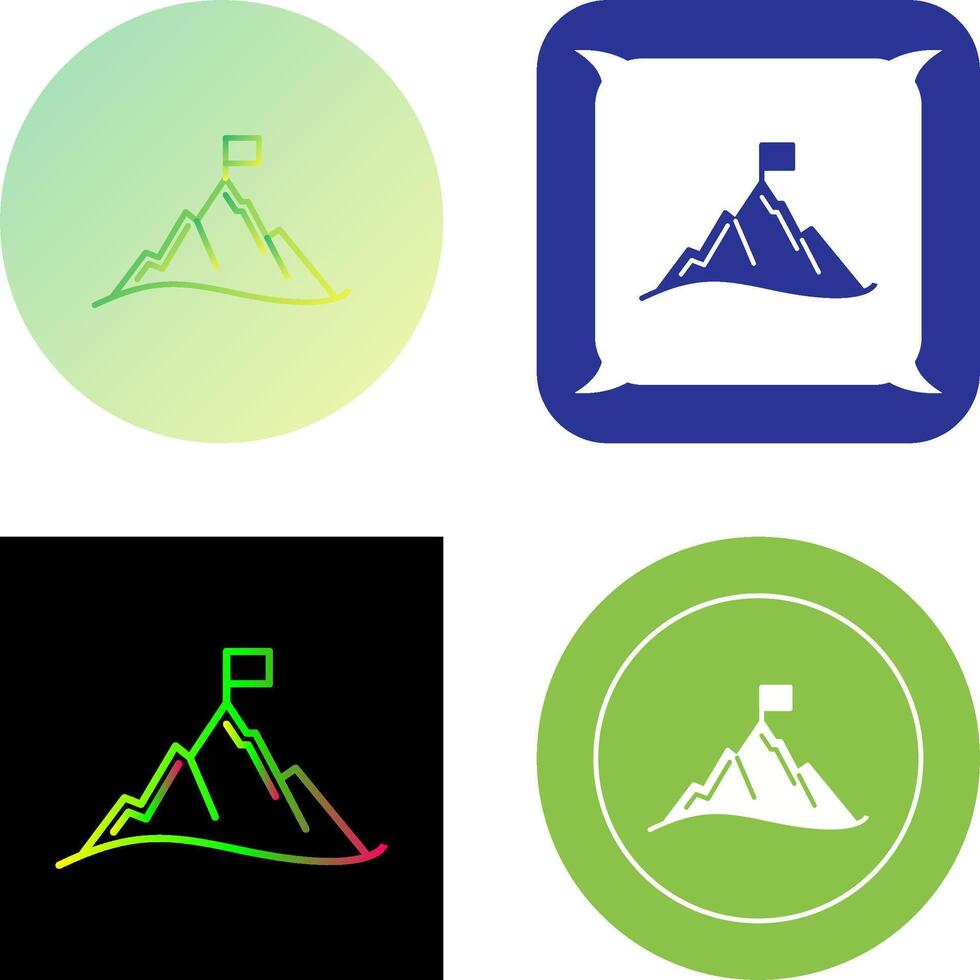 Mission Icon Design vector