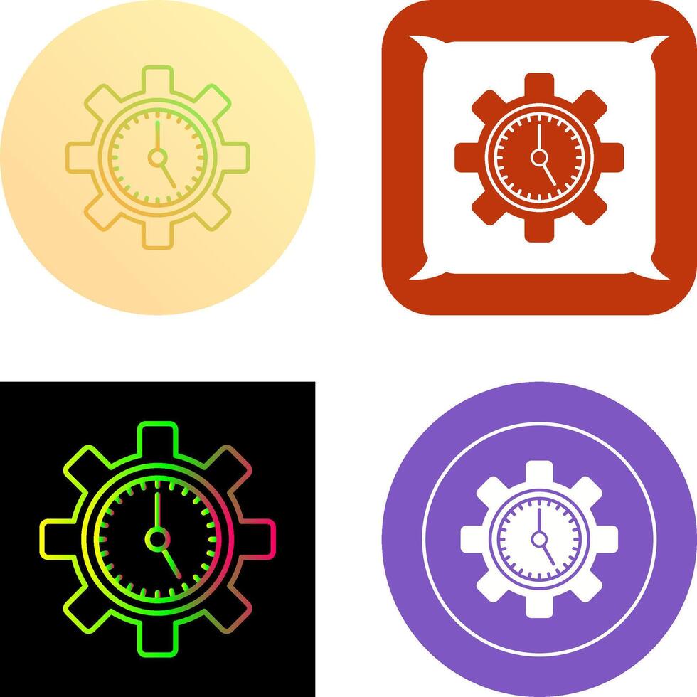 Time Management Icon Design vector