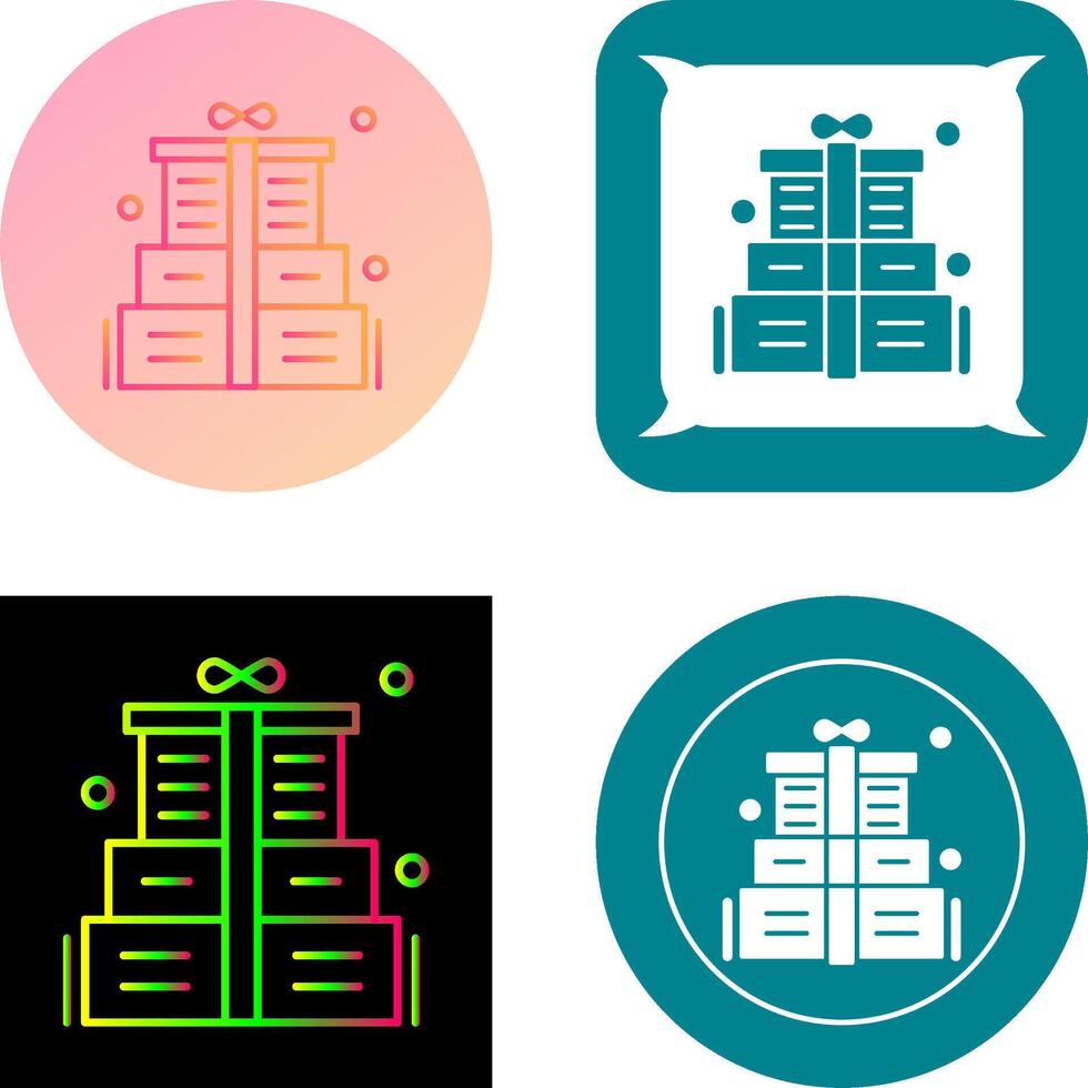 Gift Box Icon Design vector