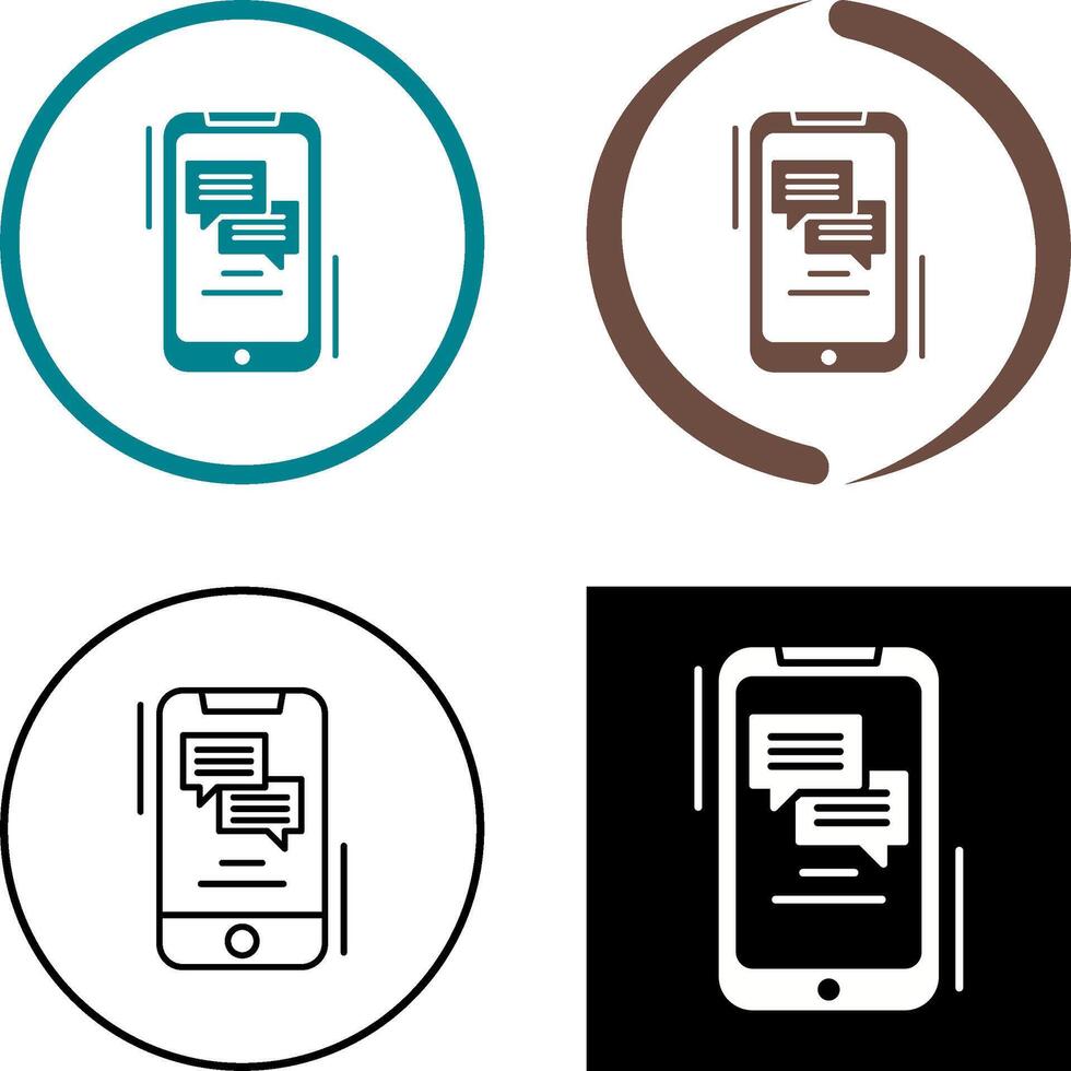 Text Icon Design vector