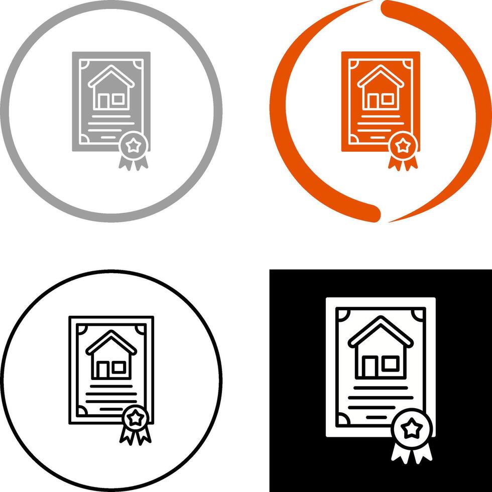 Certificate Icon Design vector
