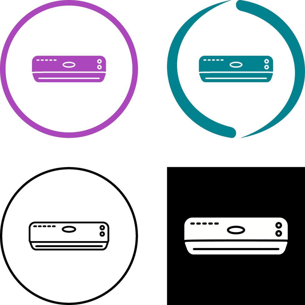 Air Conditioner Icon Design vector