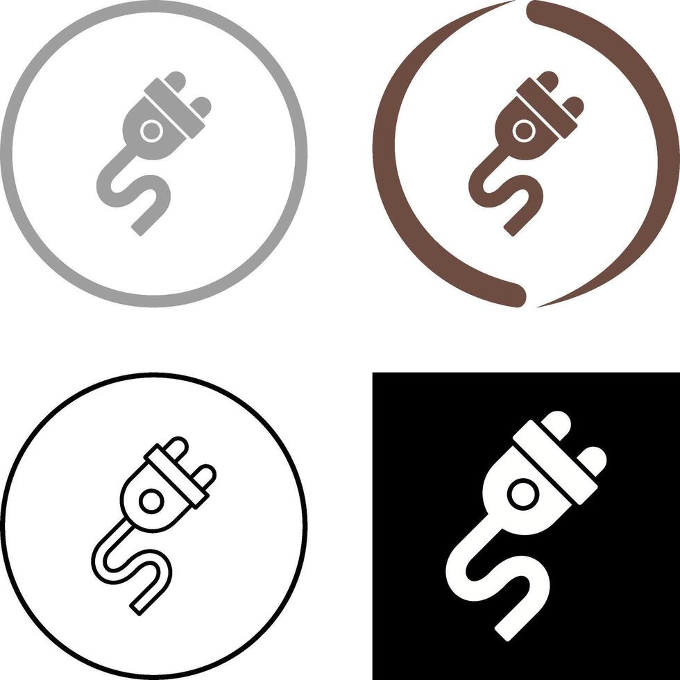 Plug Icon Design vector