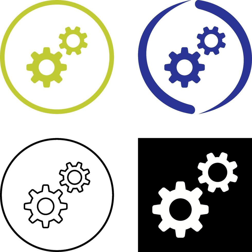 Setting Icon Design vector