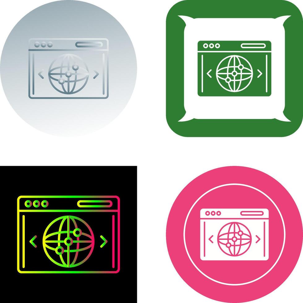 Website Icon Design vector