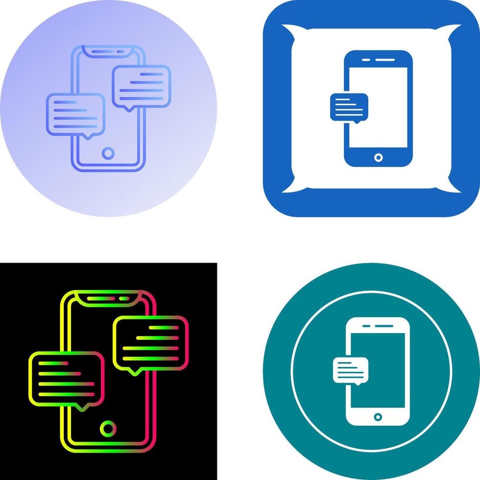 Chat Icon Design vector