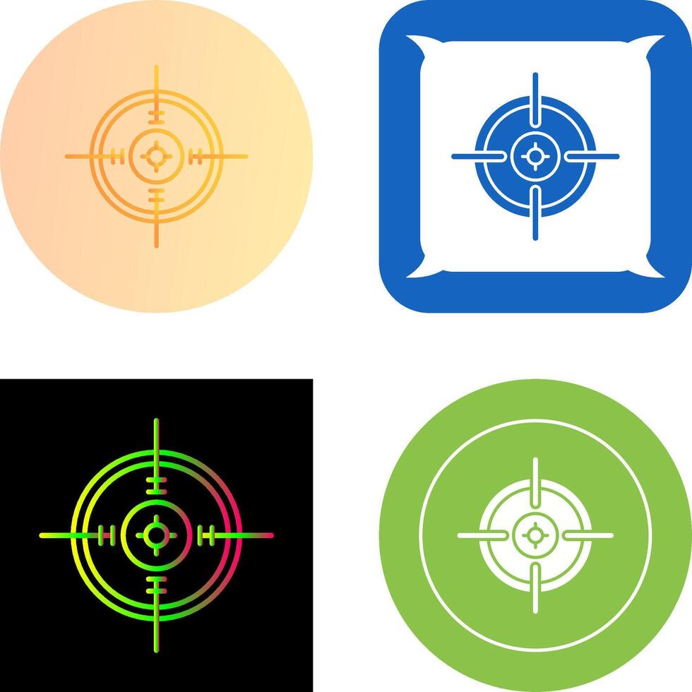 Aim Icon Design vector