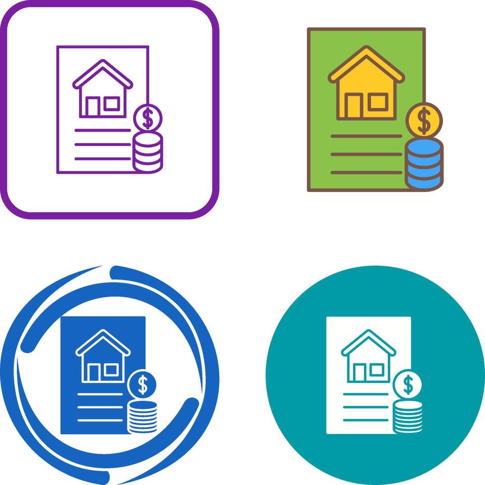 Financial Icon Design vector